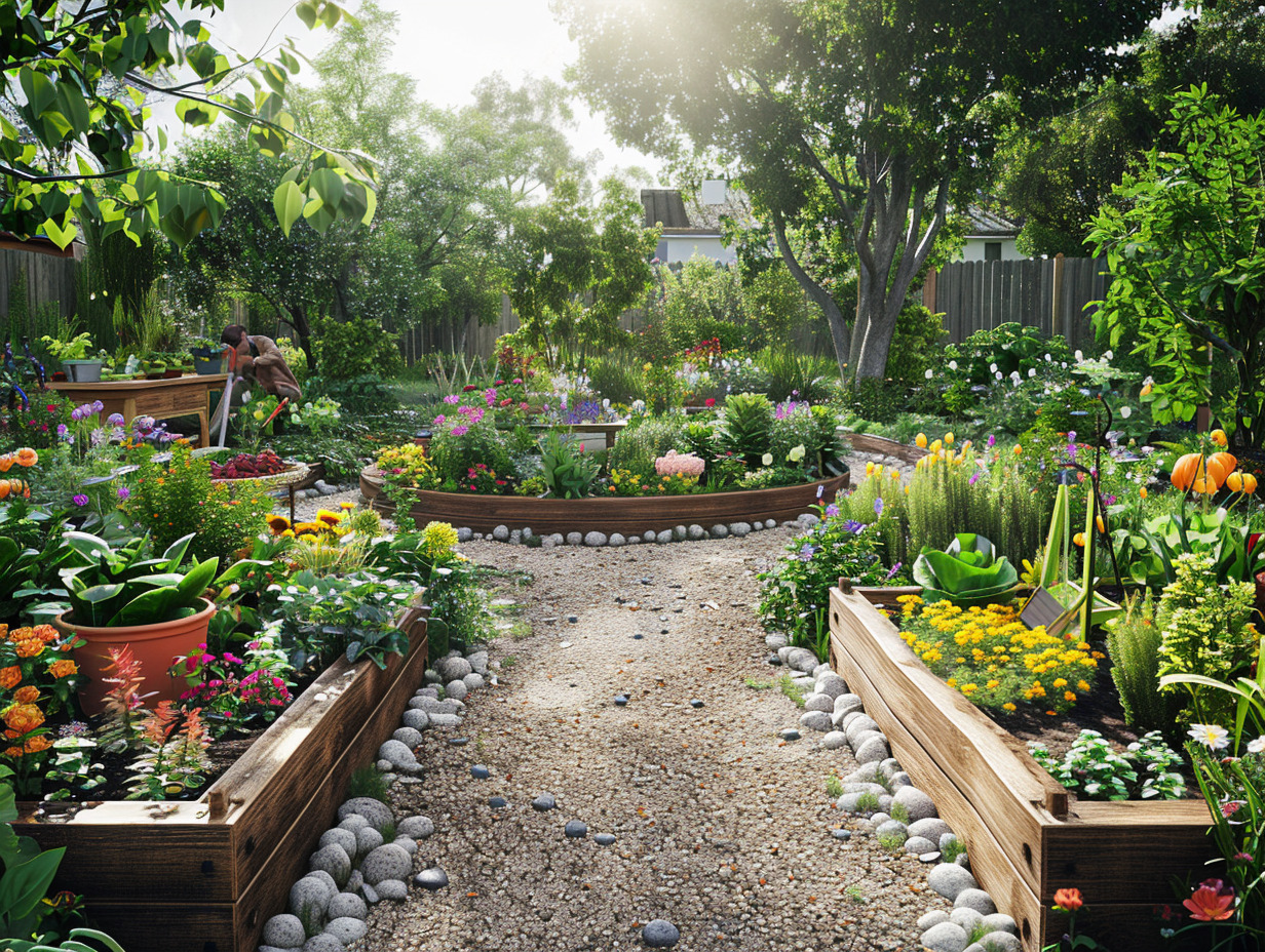 jardin caillouteux