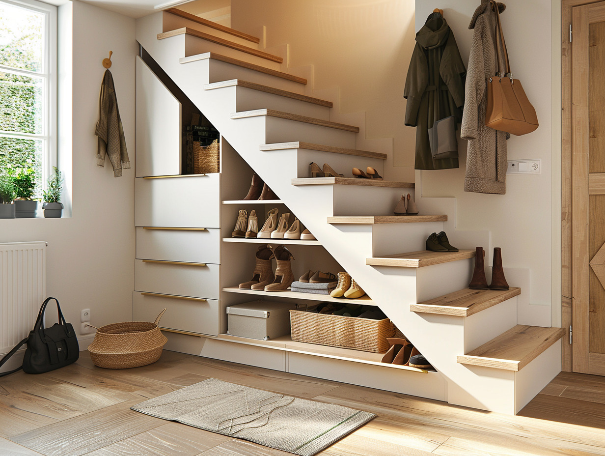 espace sous escalier